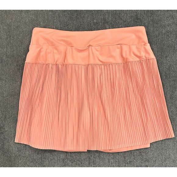 Nike Dri-Fit Women's Peach Pleated Tennis Skort Size Small EUC Golf Skirt - Picture 7 of 12